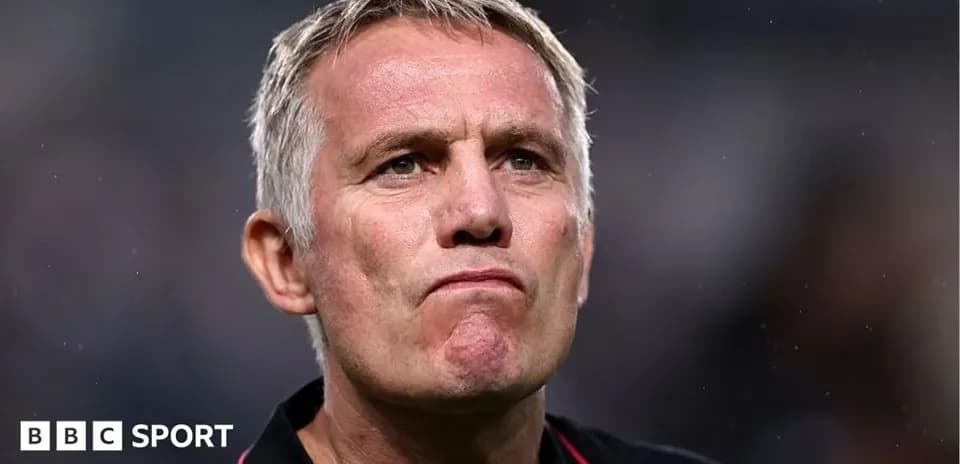 Coach looking serious during a match