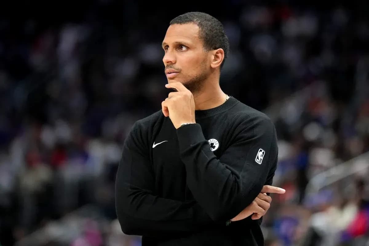 Coach observing game from the sidelines