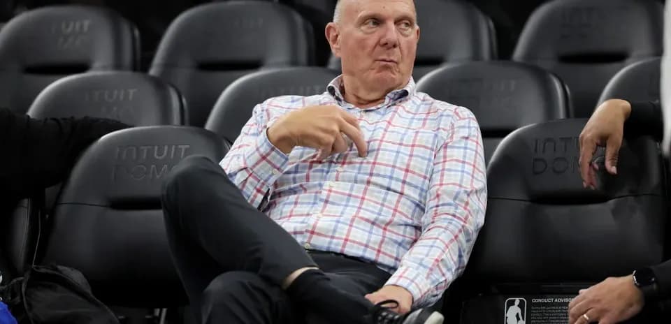 Man sitting in seats at Intuit Dome