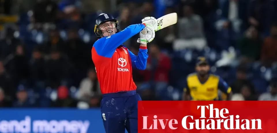 Batter hitting a shot during cricket match