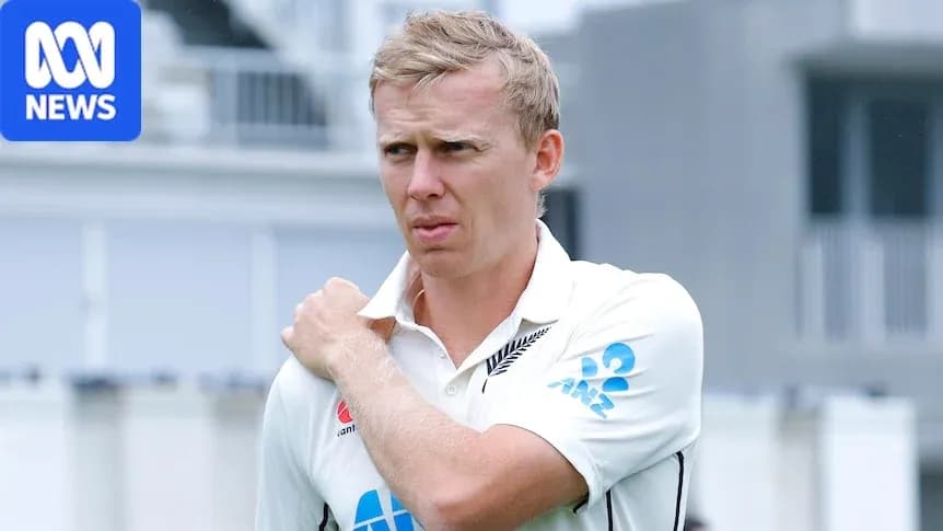 Cricketer adjusting his shoulder during practice session