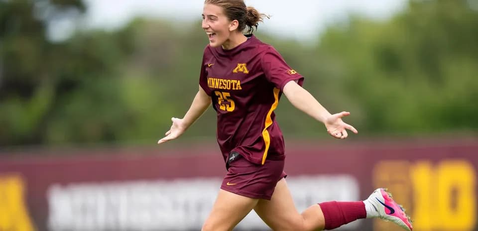 Player celebrating a goal during soccer match