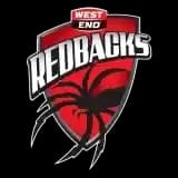 West End Redbacks team logo on red background