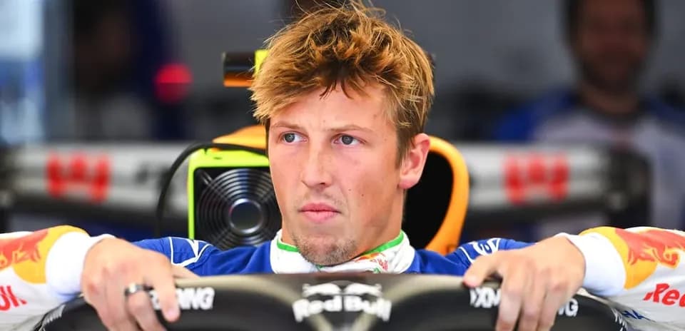 Driver focused in cockpit during Formula 1 session