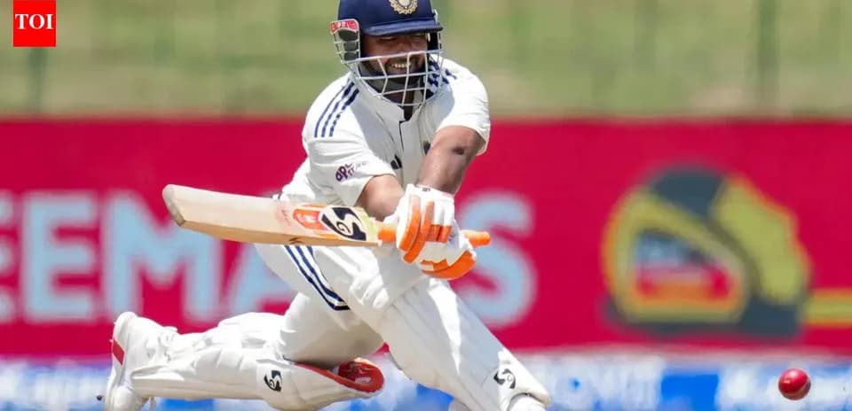 Batsman playing a shot during a cricket match