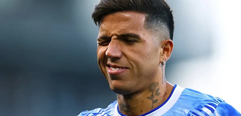 Player squinting during warm-up on the field