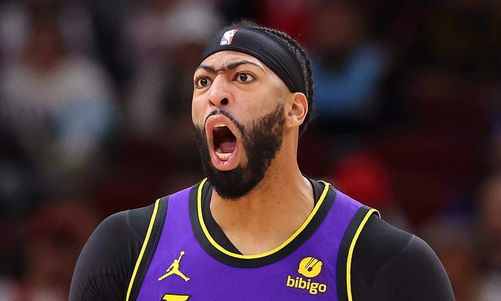 Player celebrating during basketball game