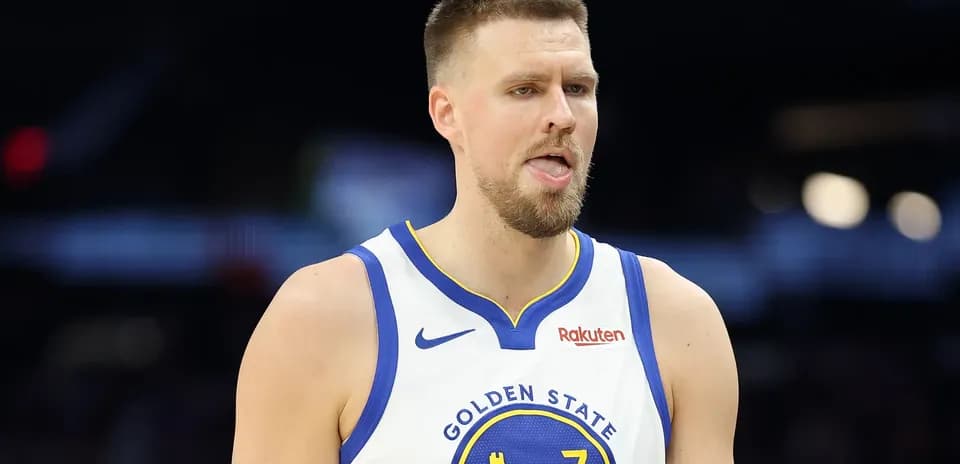 Player in Golden State Warriors jersey during game