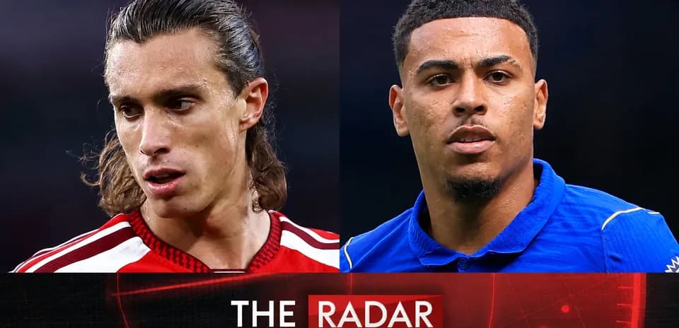Two football players featured side by side