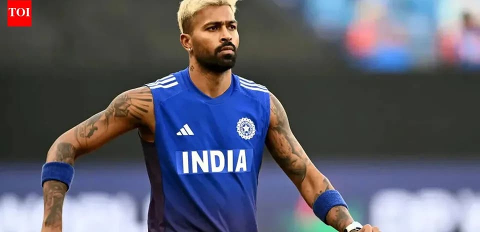 Cricketer in India jersey warming up before match