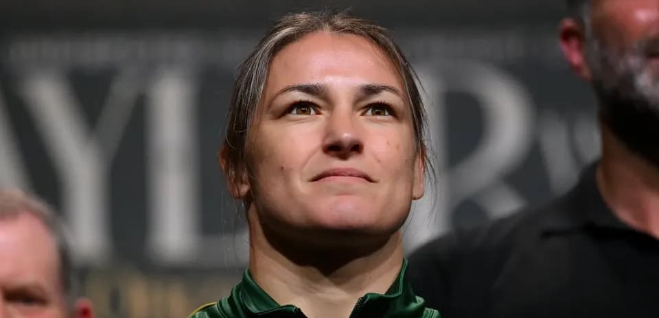 Athlete at weigh-in event, focused expression