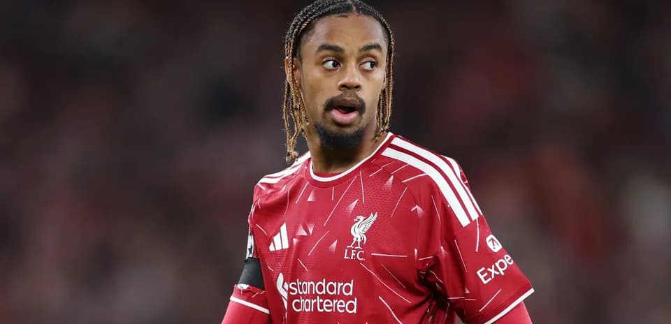 Player wearing Liverpool kit during a match