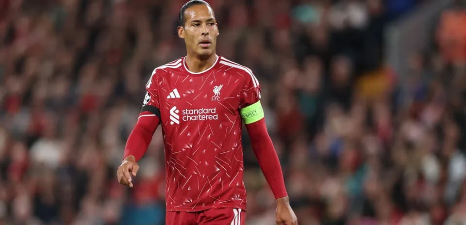 Liverpool player wearing captain's armband during match
