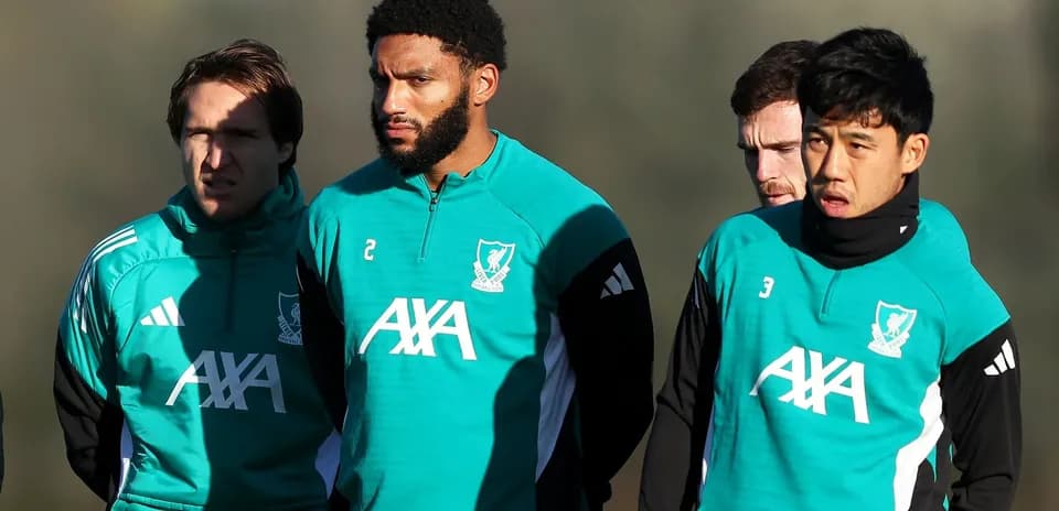 Players in training gear during a team session