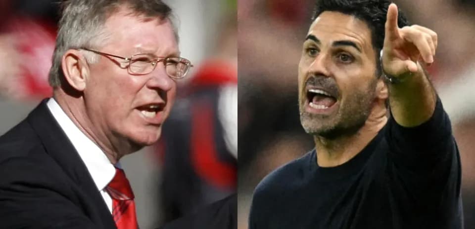 Two football managers giving instructions on the sidelines