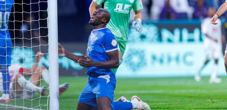 Player reacting after missing a scoring opportunity