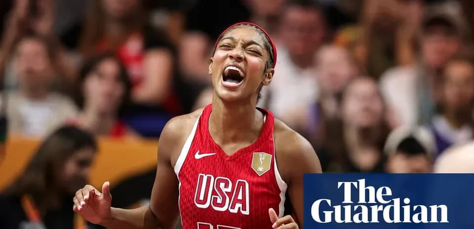 Player celebrating during basketball game for USA