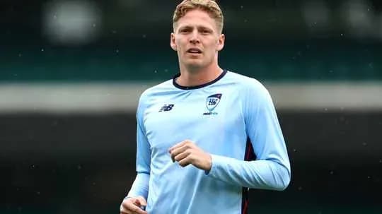 Player jogging during training session