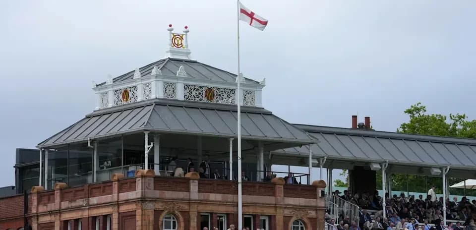 View of the pavilion at Lord's Cricket Ground