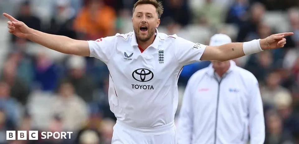 Bowler celebrating a wicket during cricket match