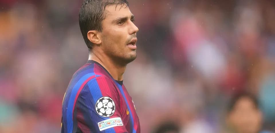 Barcelona player on field during a match