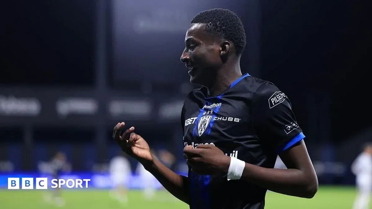 Player celebrating on the pitch during match Player celebrating on the pitch during match