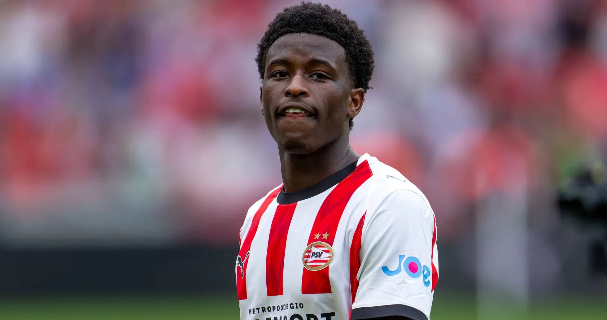Player wearing PSV Eindhoven jersey during match Player wearing PSV Eindhoven jersey during match