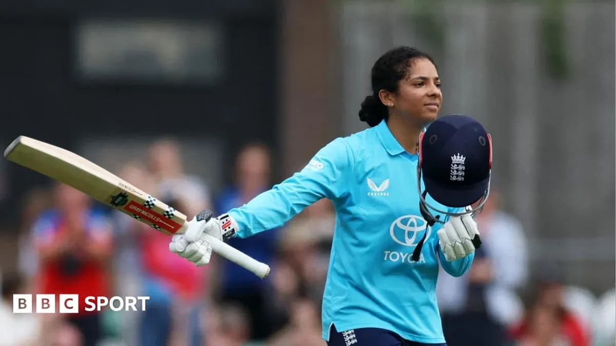 Batter celebrating after scoring runs in cricket match Batter celebrating after scoring runs in cricket match