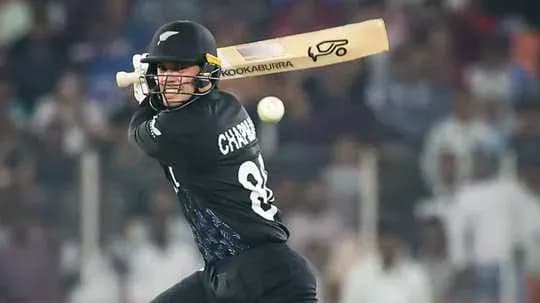 Batsman striking ball during cricket match Batsman striking ball during cricket match