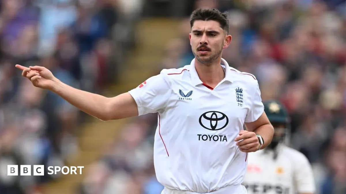 Cricketer appealing during a Test match Cricketer appealing during a Test match
