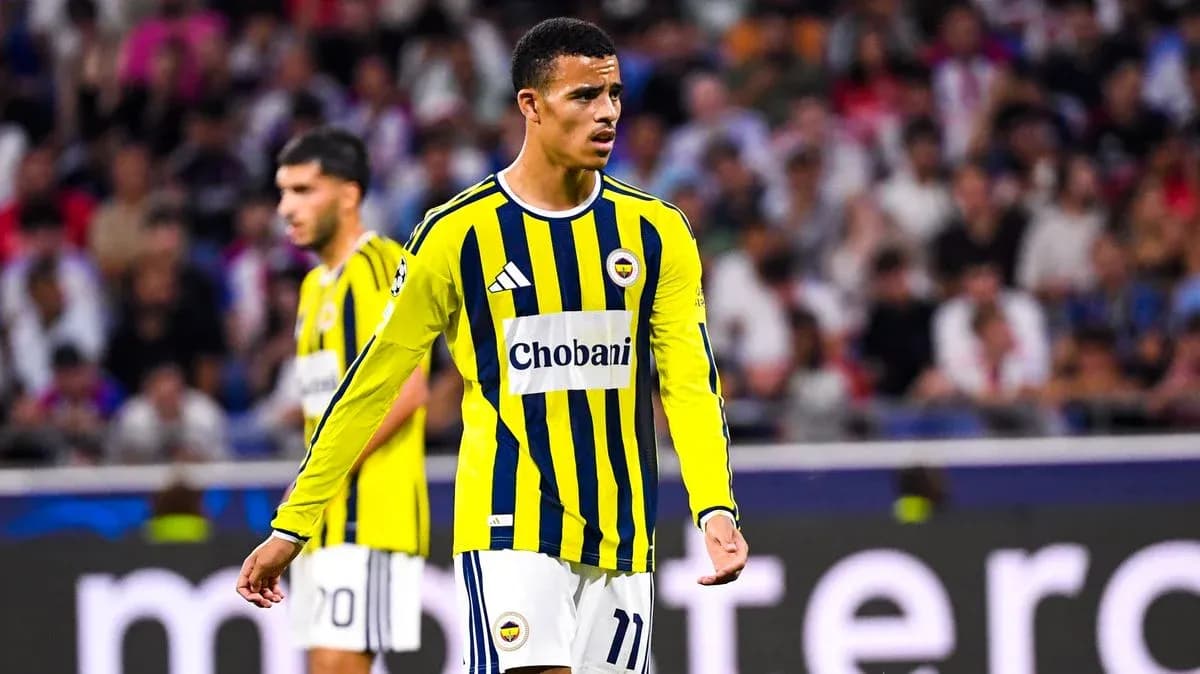 Fenerbahce player during match with yellow jersey Fenerbahce player during match with yellow jersey