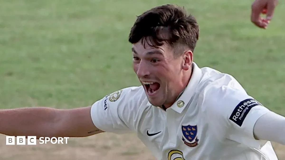 Cricketer celebrating after taking a wicket Cricketer celebrating after taking a wicket
