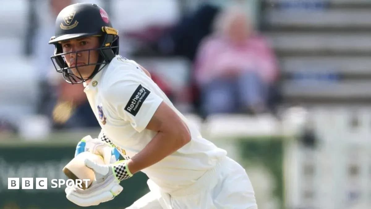 Cricketer running while batting in a match Cricketer running while batting in a match