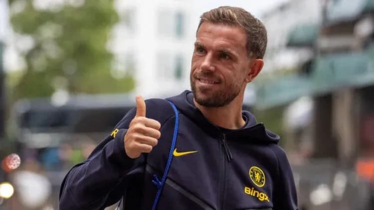 Player giving a thumbs up outside team facility Player giving a thumbs up outside team facility
