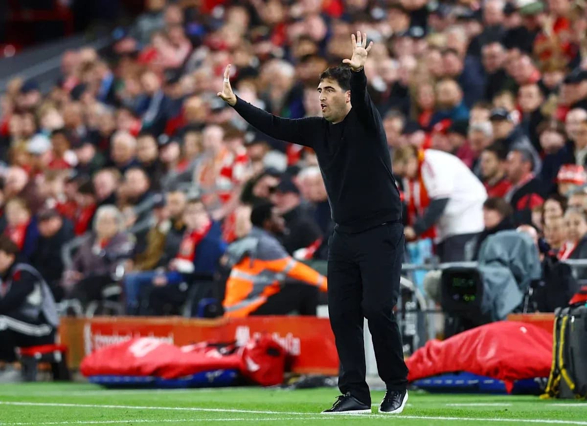 Coach gesturing on the sidelines during match Coach gesturing on the sidelines during match