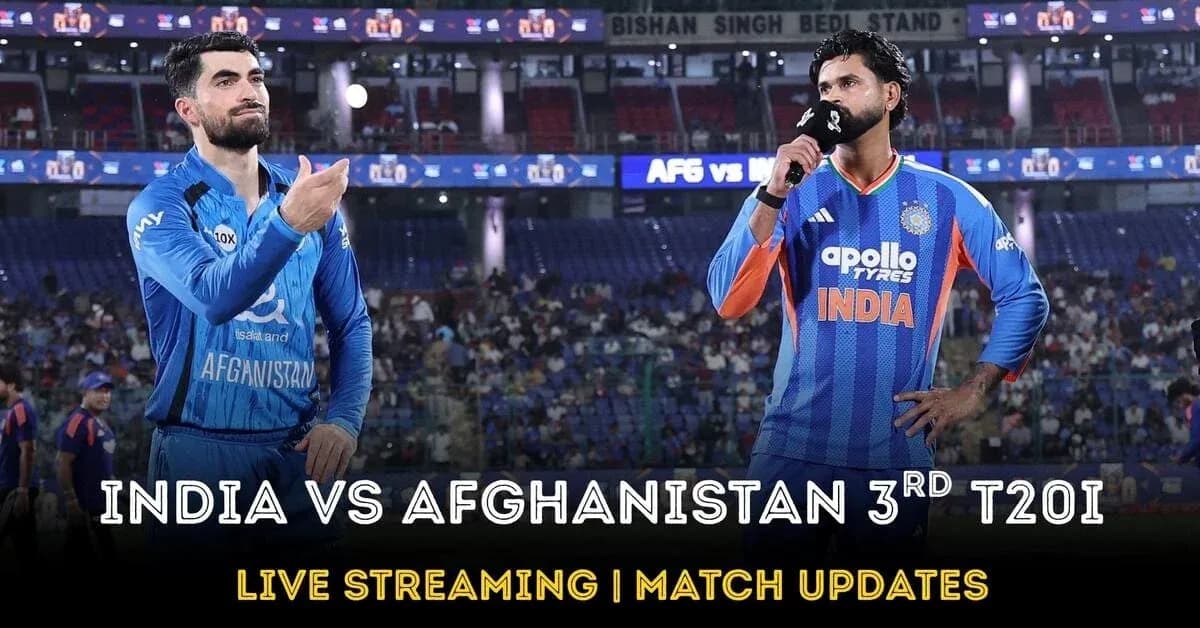 Players from India and Afghanistan at T20I match Players from India and Afghanistan at T20I match