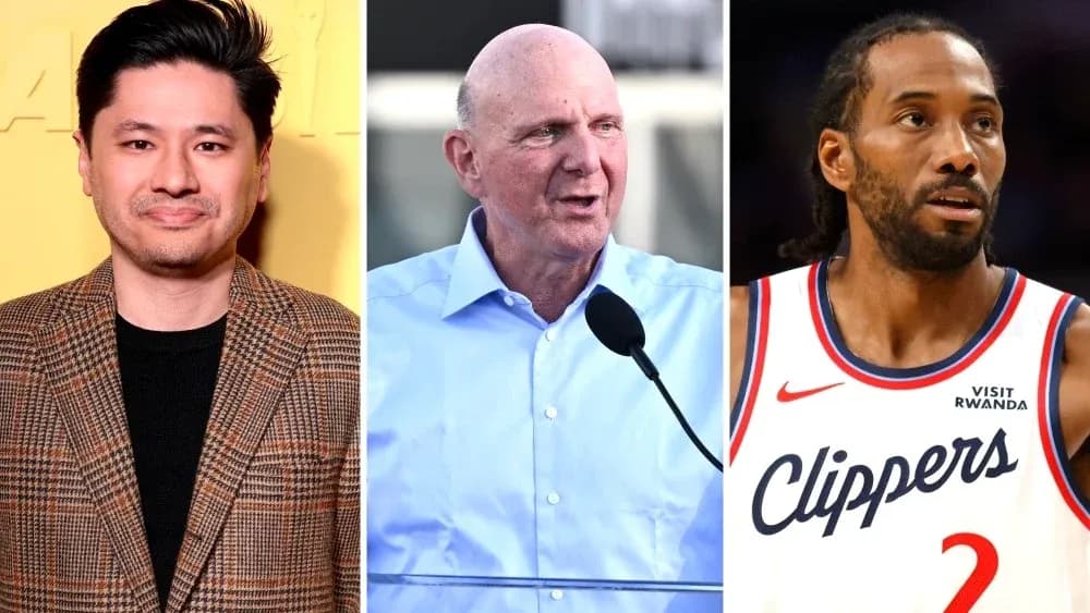 Three individuals: actor, businessman, and basketball player Three individuals: actor, businessman, and basketball player