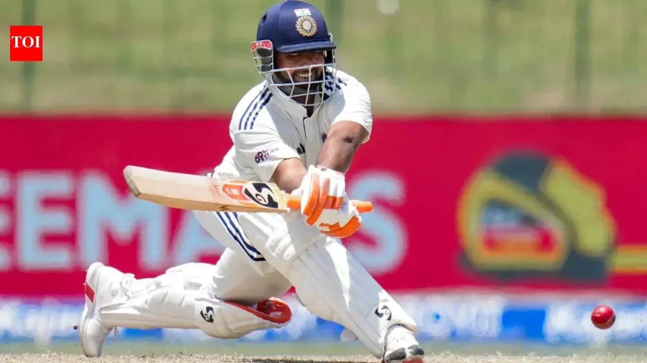 Batsman playing a shot during a cricket match Batsman playing a shot during a cricket match