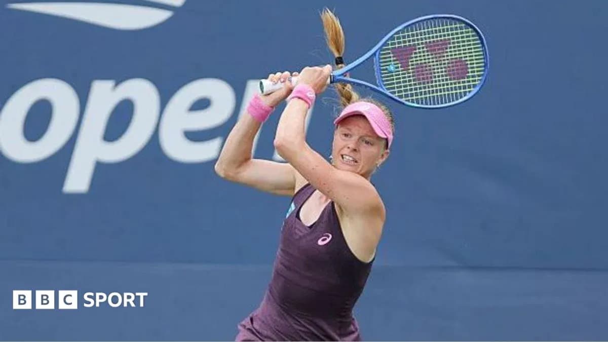 Player hitting a tennis ball during a match Player hitting a tennis ball during a match