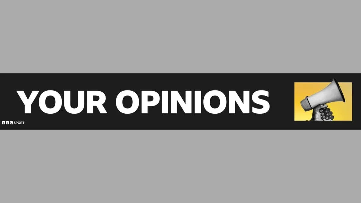 Text graphic stating 'YOUR OPINIONS' with megaphone Text graphic stating 'YOUR OPINIONS' with megaphone
