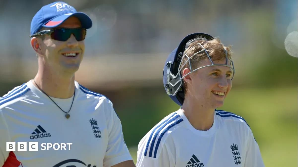 Two cricketers smiling during training session outdoors Two cricketers smiling during training session outdoors