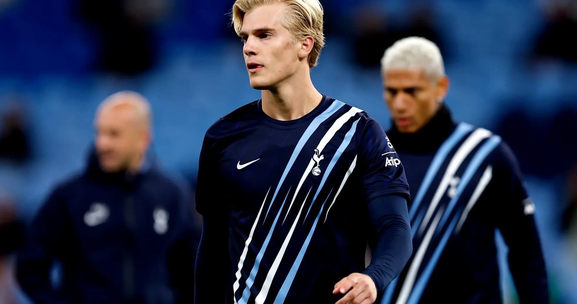 Player walking during warm-up before the match Player walking during warm-up before the match
