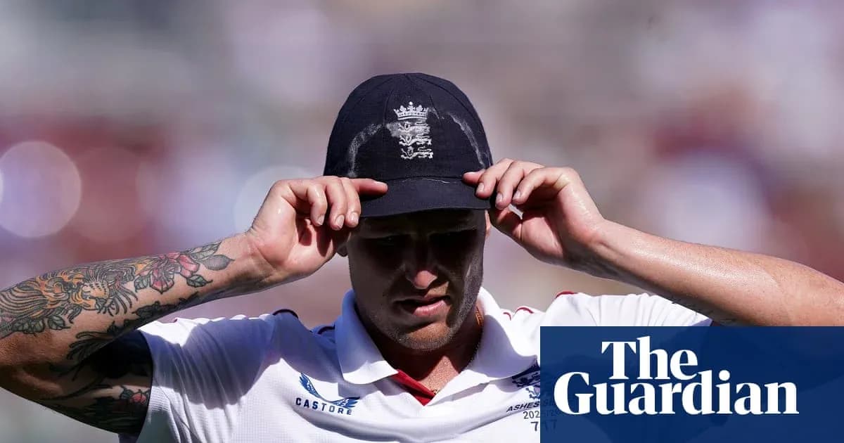 Cricketer adjusting cap during match Cricketer adjusting cap during match