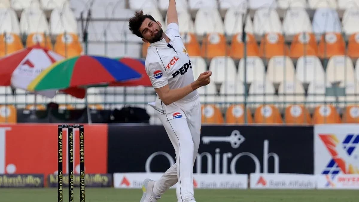 Bowler delivering a ball in a cricket match Bowler delivering a ball in a cricket match