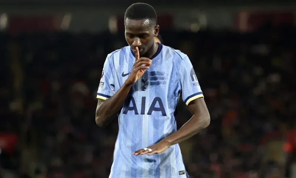 Player making a shushing gesture during match Player making a shushing gesture during match
