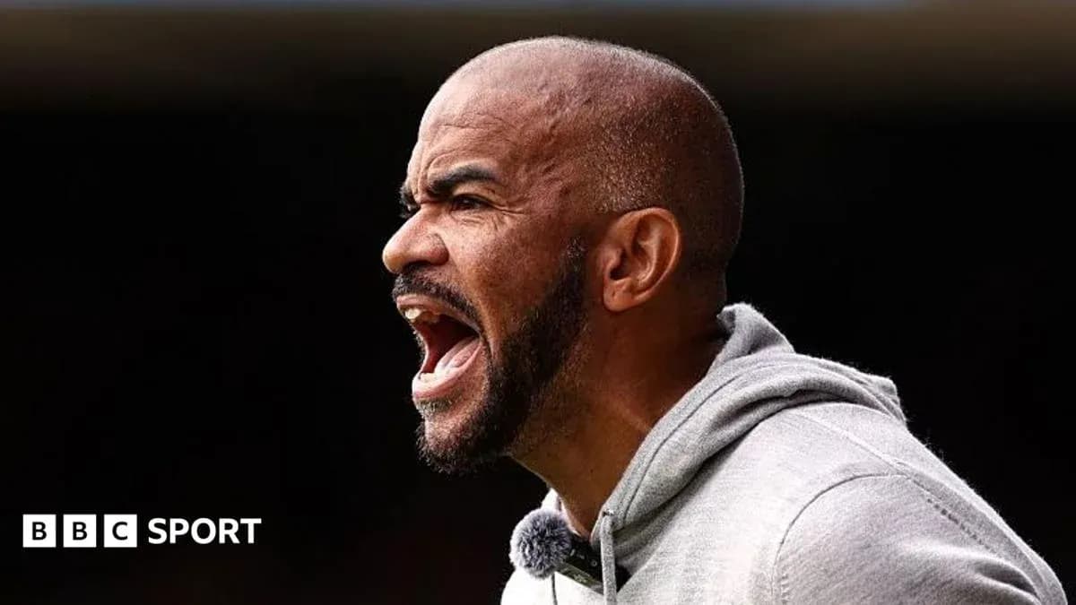 Coach shouting during a football match Coach shouting during a football match
