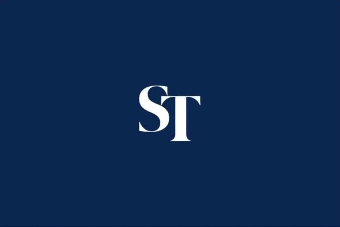 Logo featuring 'ST' on dark blue background Logo featuring 'ST' on dark blue background