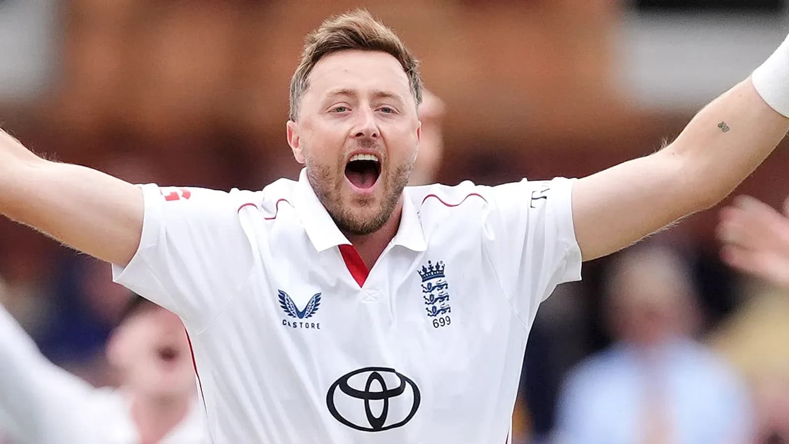 Cricketer celebrating a wicket during match Cricketer celebrating a wicket during match