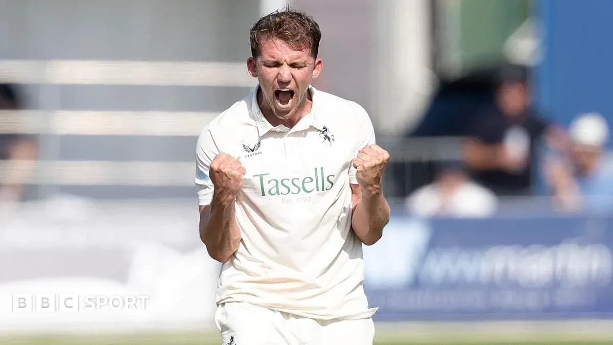 Cricketer celebrating after taking a wicket Cricketer celebrating after taking a wicket